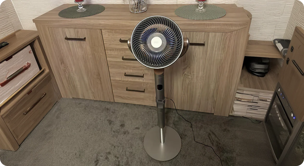 DREO Ventilator bei Kundin oder Kunde zuhause