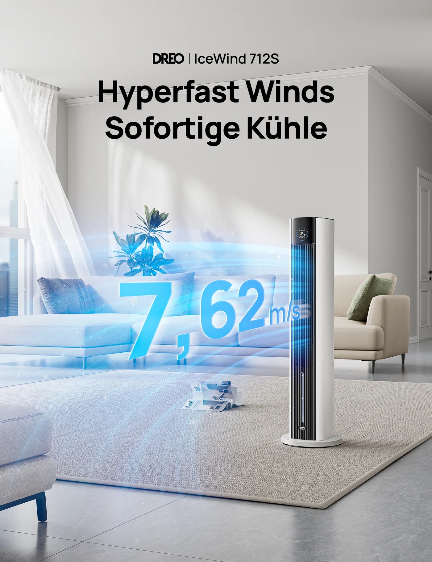 Turmventilator mit Wasserkühlung IceWind 712S