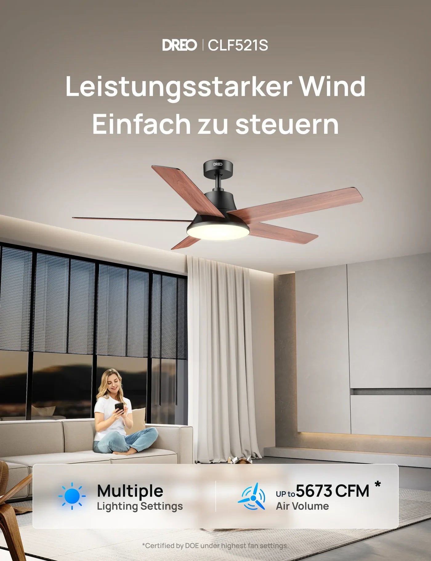Deckenventilator CLF521