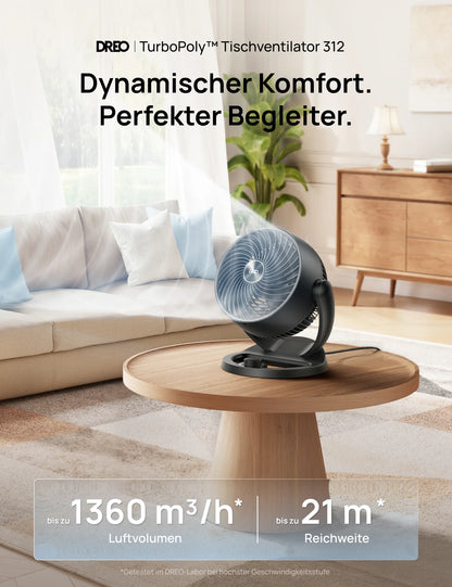 TurboPoly™ Tischventilator 312
