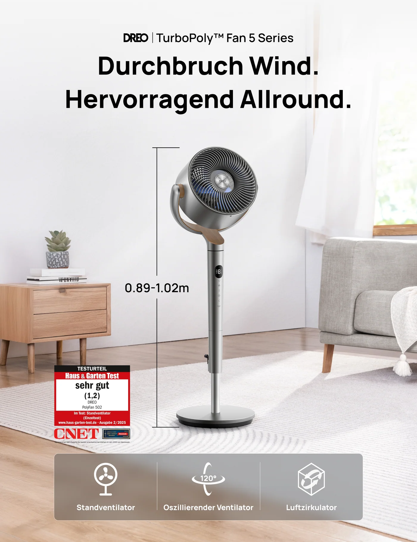 TurboPoly™ Ventilator 502S