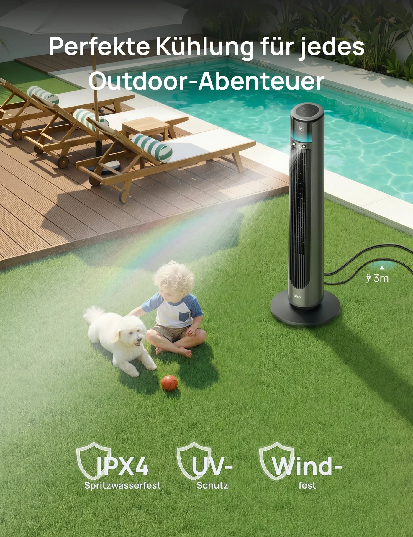 TurboCool™ Outdoor-Nebelventilator 711AS