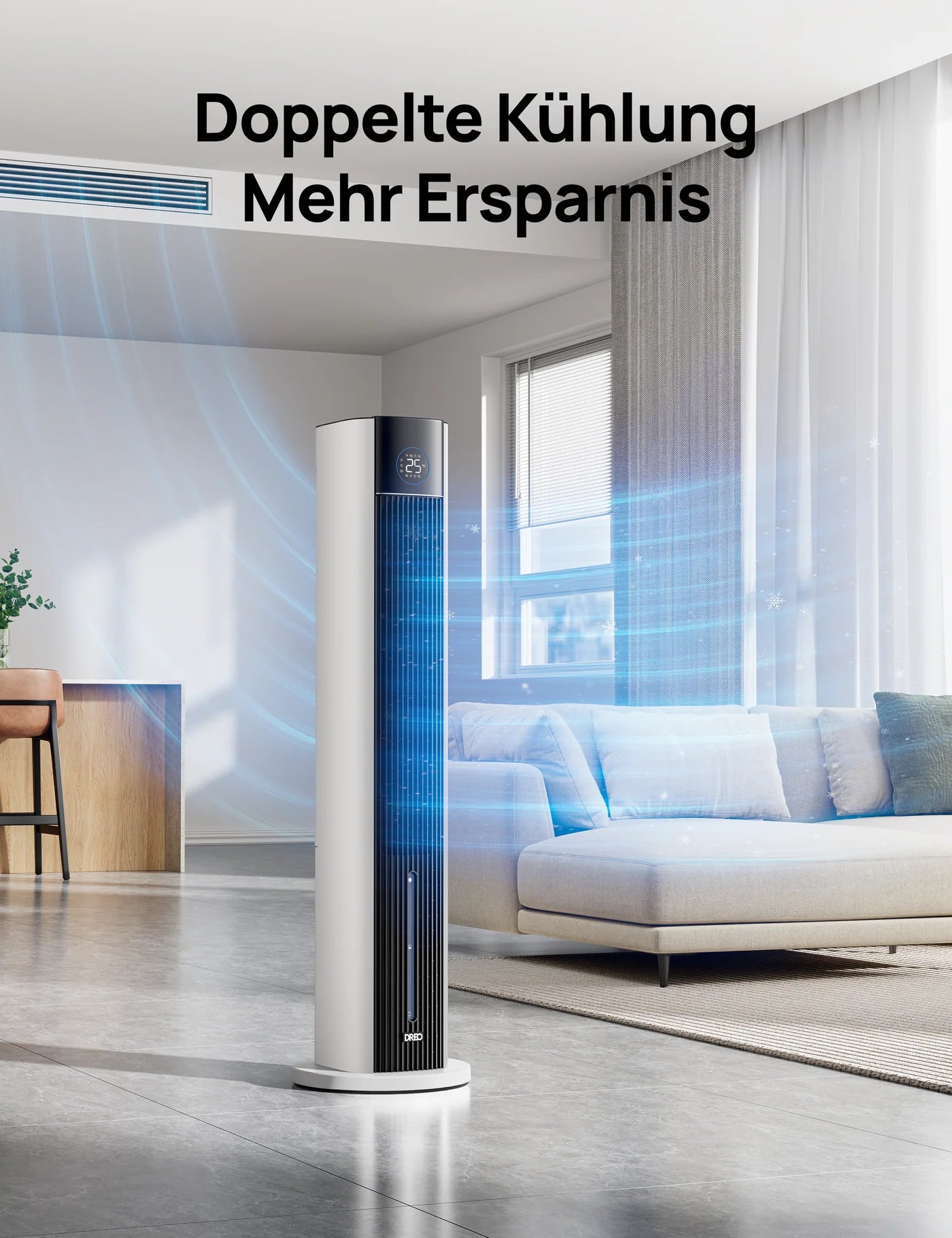 Turmventilator mit Wasserkühlung IceWind 712S