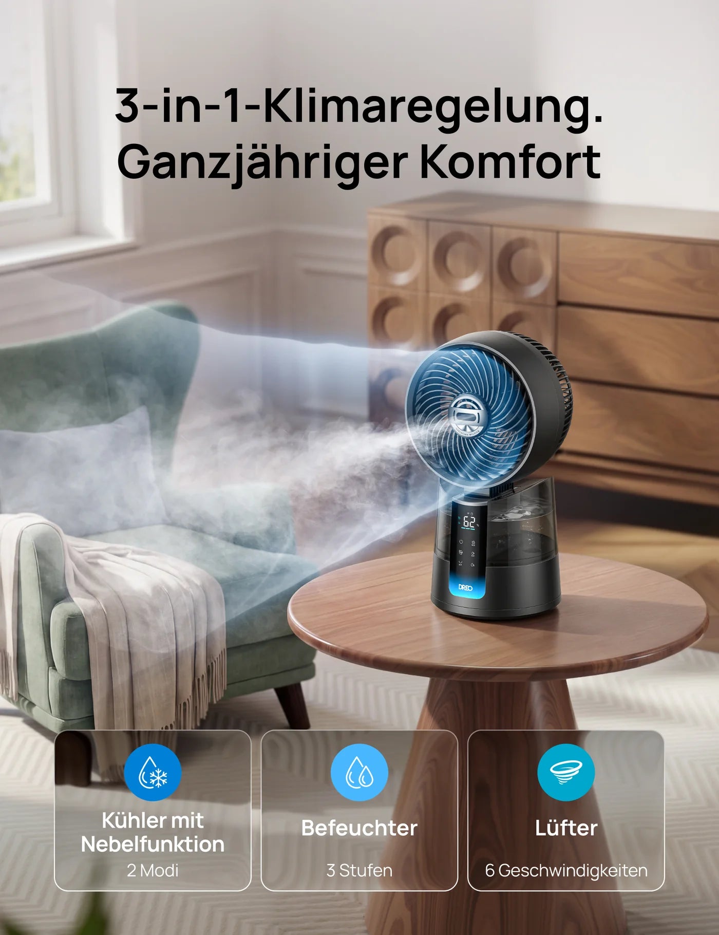 TurboCool™ Nebelventilator 516S