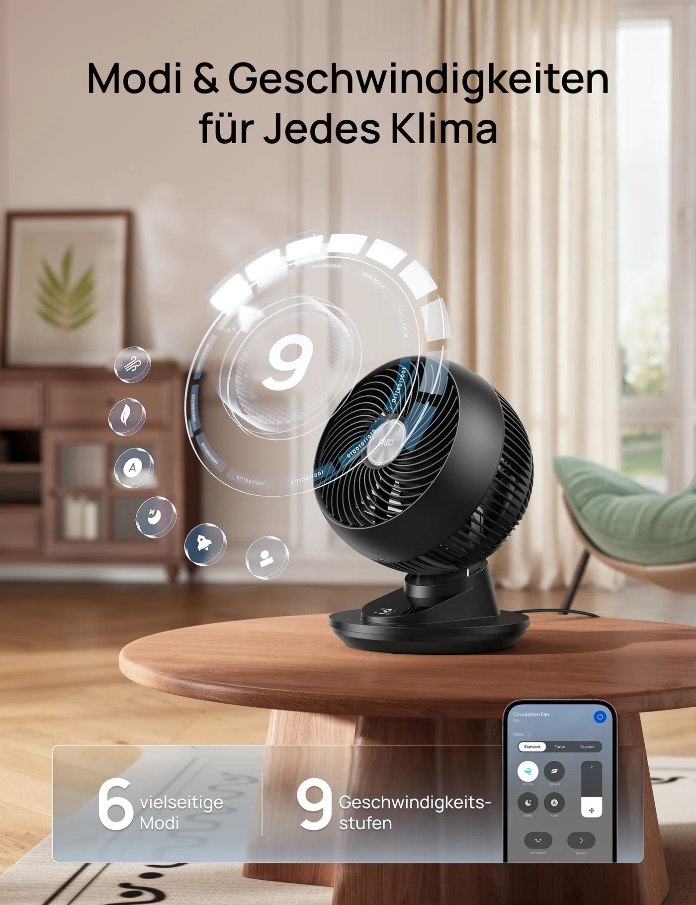 TurboPoly™ Tischventilator 565S