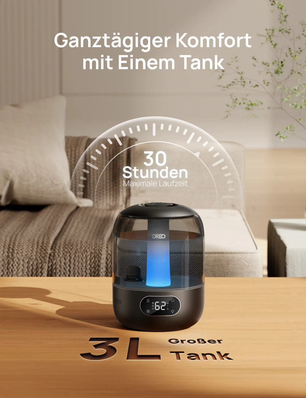 Luftbefeuchter HM306 3L