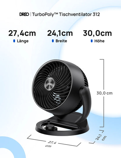 TurboPoly™ Tischventilator 312