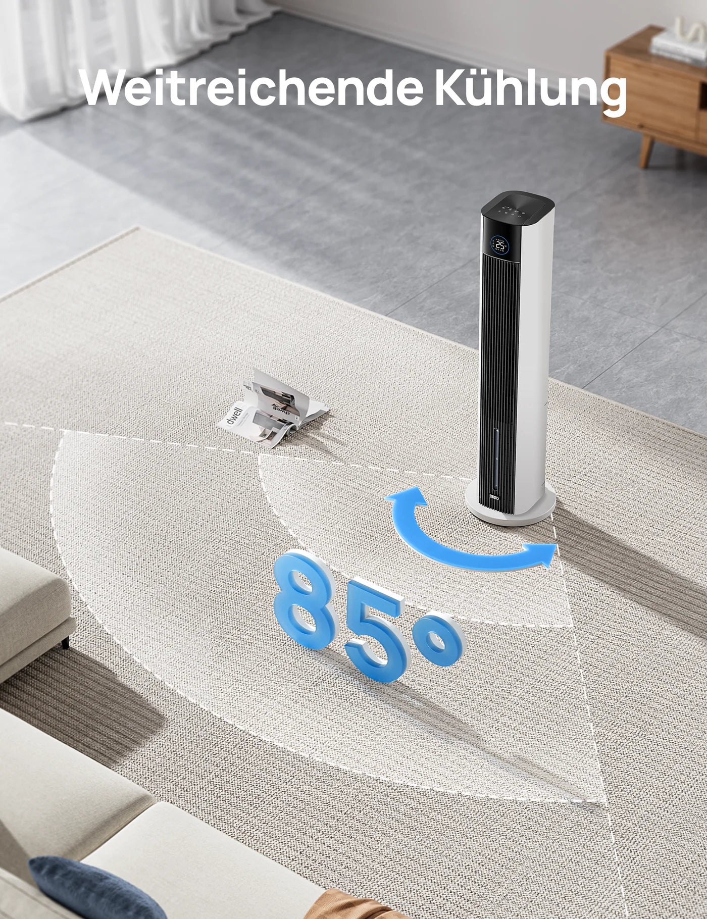 Turmventilator mit Wasserkühlung IceWind 712S